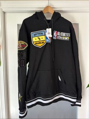 2023 Utah Black Patch Crewneck Hoodie